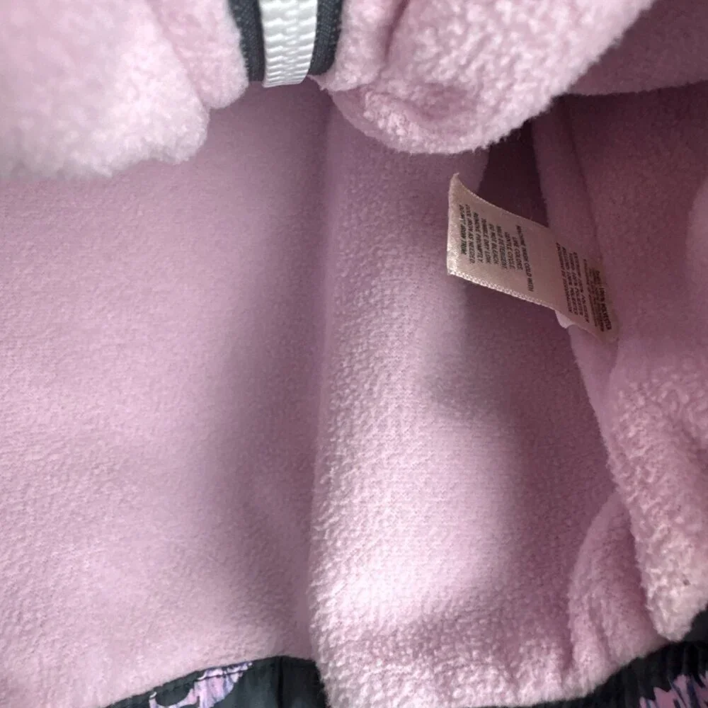 OshKosh B'gosh Girls Hooded Full Zip Blue Jacket Coat SZ 4T